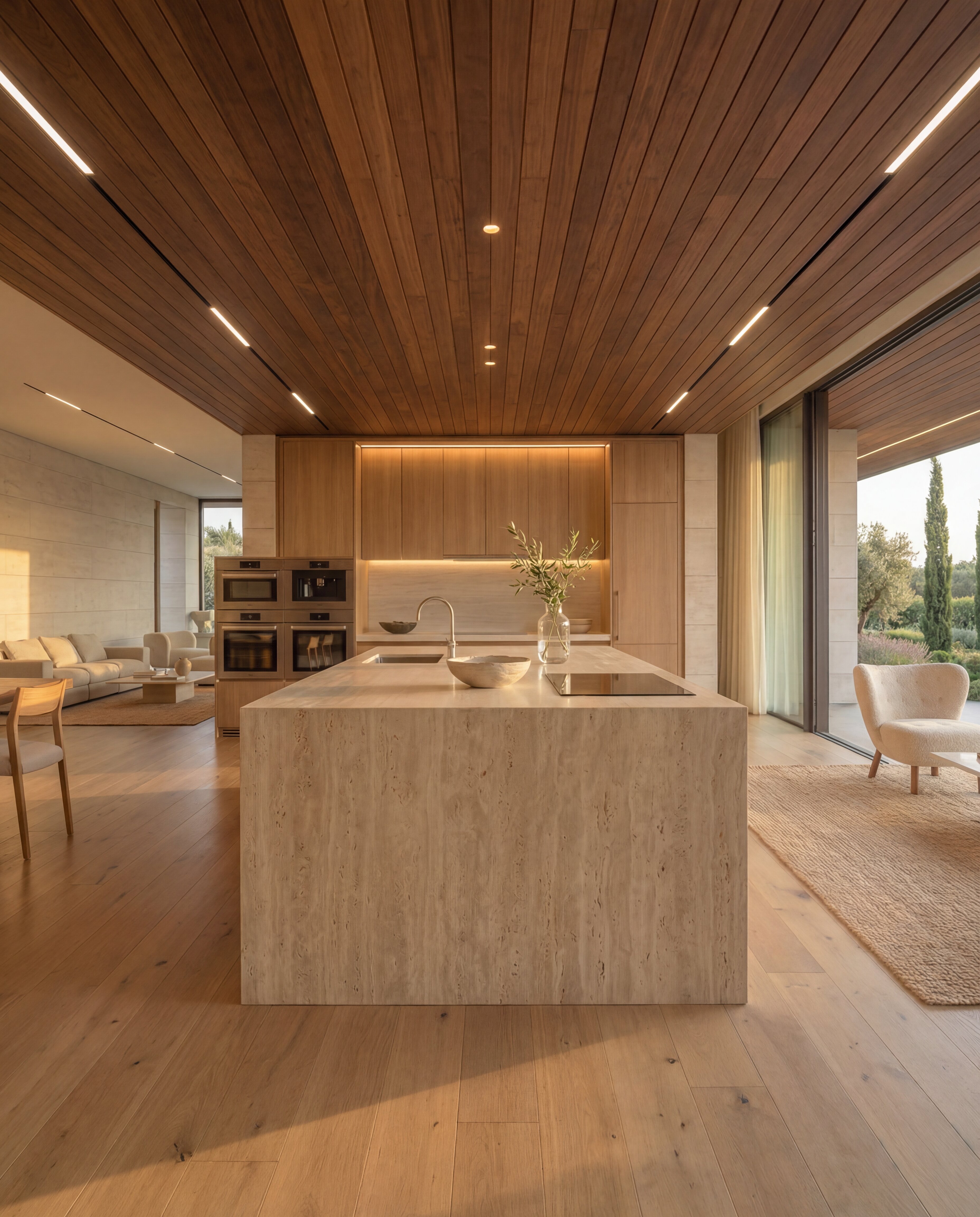 Olea House Urla — Open Plan Kitchen & Dining